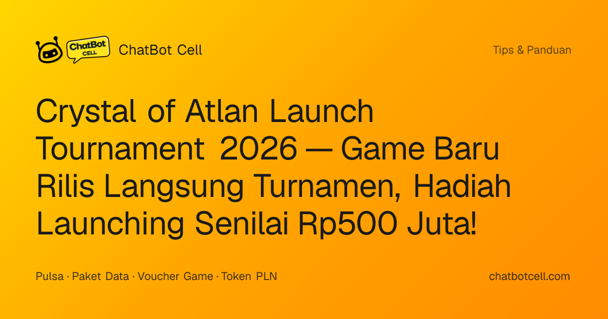 Crystal of Atlan Launch Tournament 2026 — Game Baru Rilis Langsung ...